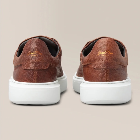 Good Man Brand Legend London Sneaker Pebble Leather Dark Vachetta / White 14 - Picture 7 of 10